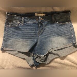 Torrid Dark Blue Denim Shorts
